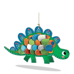 Jeu créatif - Stickers à coller - 3 dinosaures à décorer - Dès 3 ans - Loisirs créatifs enfant