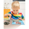 Jeu créatif - Cartes à décorer avec de la laine - 5 modèles animaux - Dès 3 ans - Activité manuelle