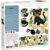 Jeu créatif - Cartes à décorer avec de la laine - 5 modèles animaux - Dès 3 ans - Activité manuelle