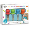 photo-Pinceaux - Ergonomiques - Dès 1 an - 4 pinceaux - Eveil enfant - Facile à utiliser
