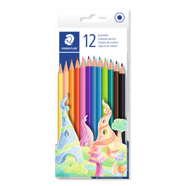 Kit de rentrée des classes - Staedtler - Ciseaux - Crayons et feutres - Colle - Gomme - Stylos