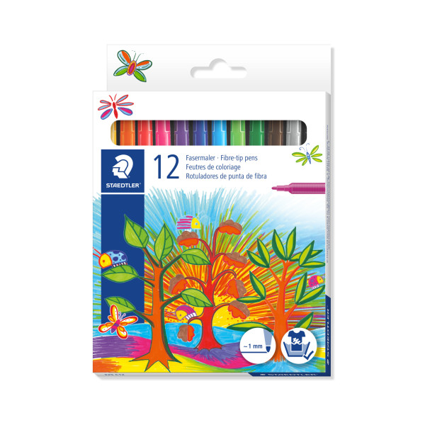 Kit de rentrée des classes - Staedtler - Ciseaux - Crayons et feutres - Colle - Gomme - Stylos