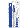 Kit de rentrée des classes - Staedtler - Ciseaux - Crayons - Feutres - Colle - Gomme - Stylos - Compas - Taille-crayon