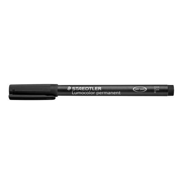 Lot de 3 feutres - Noir - Pointe moyenne fine et large - Staedtler
