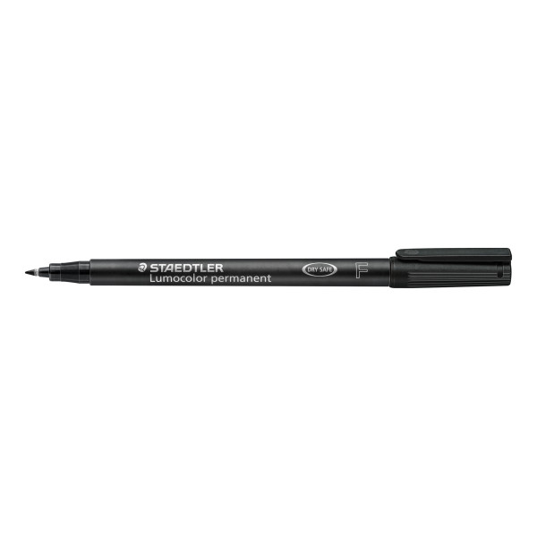 Lot de 3 feutres - Noir - Pointe moyenne fine et large - Staedtler