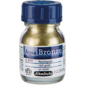 photo-Pigment - Or riche - Schmincke Aqua Bronze - Pour aquarelle et gouache - 20ml