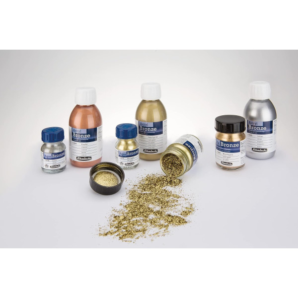 Pigment - Or riche - Schmincke Aqua Bronze - Pour aquarelle et gouache - 20ml