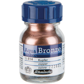 photo-Pigment - Cuivre - Schmincke Aqua Bronze - Pour aquarelle et gouache - 20ml