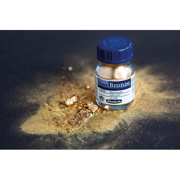 Pigment - Argent - Schmincke Aqua Bronze - Pour aquarelle et gouache - 20ml