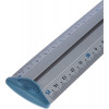 Triple décimètre - Règle - 30 cm - Aluminium - Maped