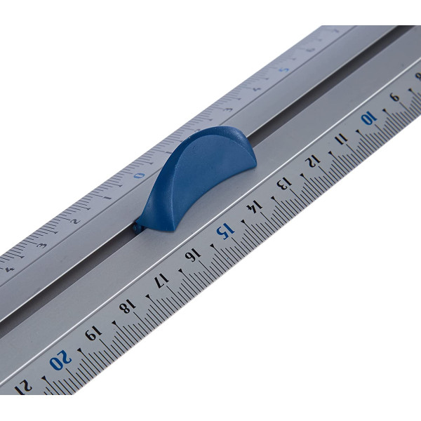 Triple décimètre - Règle - 30 cm - Aluminium - Maped