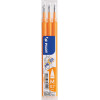 photo-Lot de 3 recharges FriXion pointe moyenne 0,7mm abricot Pilot