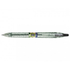 photo-Stylo bille - Rétractable - Noir - Plastique recyclé - B2P Ecoball - Begreen - Pilot