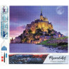 photo-Diamond painting - Support toile - Modèle Mont Saint Michel - 40x50cm - Figured'Art