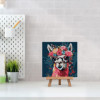 Peinture par numéro - Modèle Lama - 20x20cm - Toile tendue + pinceaux + peinture - Débutant - Figured'Art