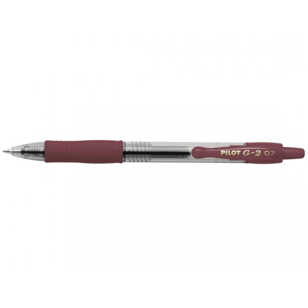 photo-Stylo G-2 roller encre gel pointe moyenne caramel Pilot