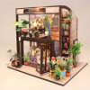 photo-Maquette à construire - Maison miniature - Coffee shop - 18x20x19,7cm - 232 pièces