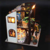 Maquette à construire - Maison miniature - Coffee shop - 18x20x19,7cm - 232 pièces