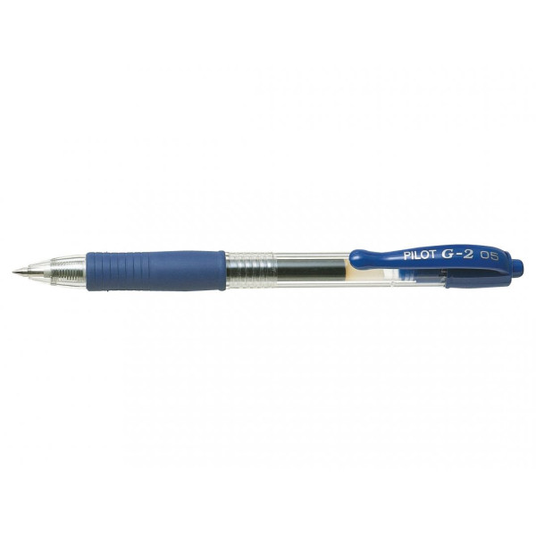 photo-Stylo G-2 roller encre gel pointe fine bleu Pilot