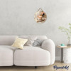 Diamond painting - Support disque en bois - Modèle café du matin - 30cm diamètre - Figured'Art