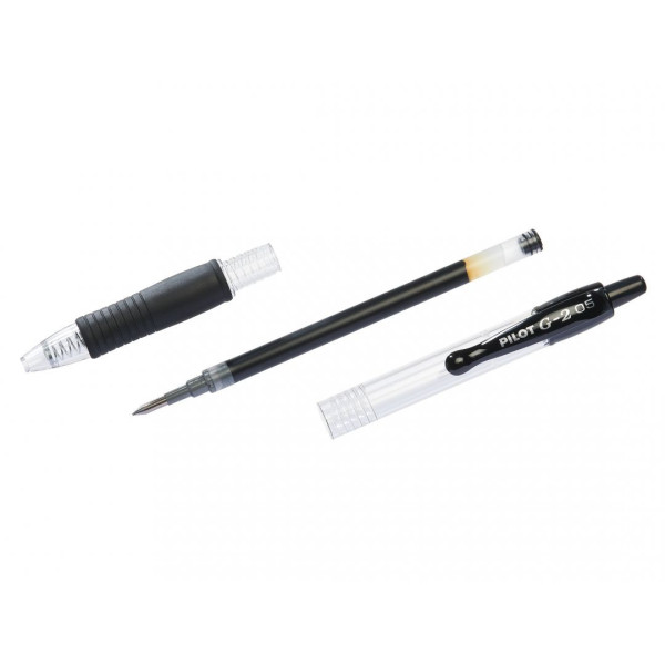 Stylo G-2 roller encre gel pointe fine noir Pilot