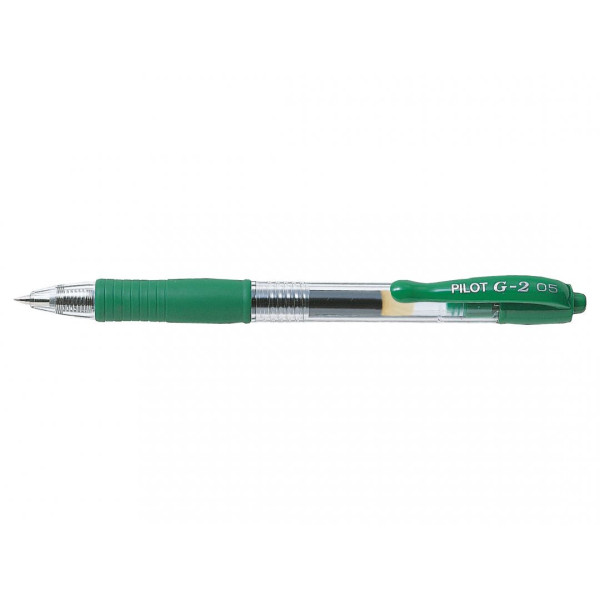 photo-Stylo G-2 roller encre gel pointe fine vert Pilot