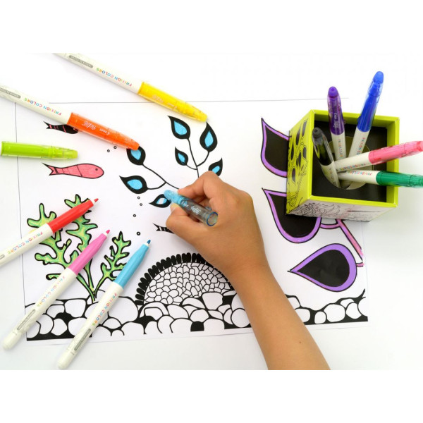 Feutre de coloriage - FriXion Colors - Pilot - Noir - Pointe moyenne