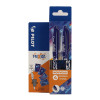photo-2 stylos FriXion Ball pointe moyenne 0.7mm bleu Pilot + stickers