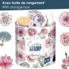 Tampons - Thème fleurs - Mousse et caoutchouc - 31 modèles - Loisirs créatifs - Aladine