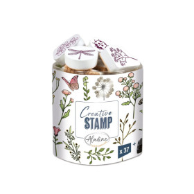 photo-Tampons - Thème champêtre - Mousse et caoutchouc - 37 modèles - Loisirs créatifs - Aladine