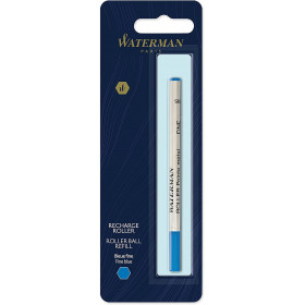 photo-Recharge pour stylo bille - Bleu - Pointe fine - Waterman