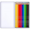 12 crayons de couleur - Beaux-Arts - Mine 3mm - Boîte métal - Staedtler