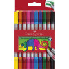 photo-10 feutres de coloriage - Double pointe - Fine et moyenne - Faber-Castell