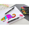10 feutres de coloriage - Double pointe - Fine et moyenne - Faber-Castell