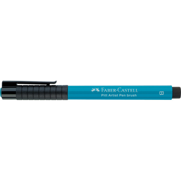 Feutre à dessin - Pointe pinceau - Turquoise Cobalt - Pitt Artist - Faber-Castell