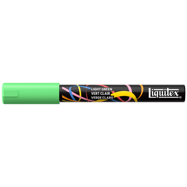 photo-Marqueur - Peinture acrylique - Vert clair - Pointe ronde 2mm - Toutes surfaces - Liquitex