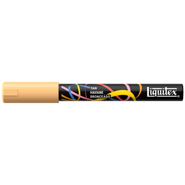 photo-Marqueur - Peinture acrylique - Havane - Pointe ronde 2mm - Toutes surfaces - Liquitex