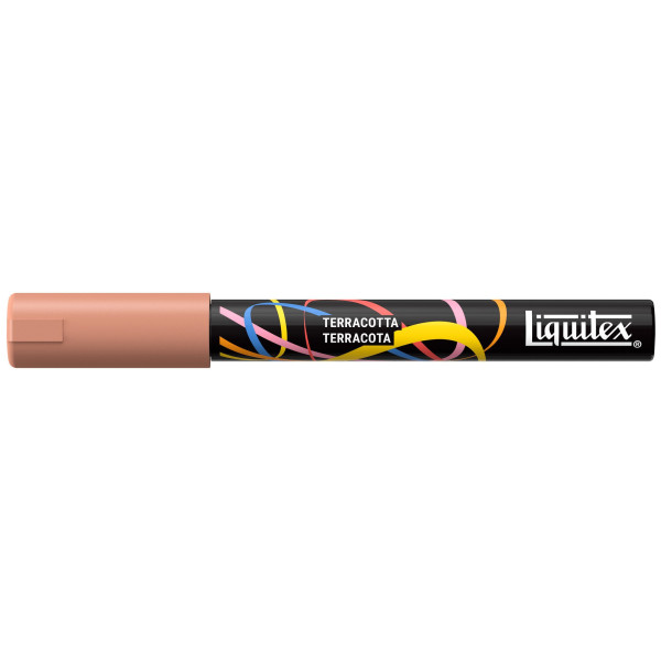 photo-Marqueur - Peinture acrylique - Terracotta - Pointe ronde 2mm - Toutes surfaces - Liquitex