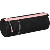 photo-Grande trousse scolaire - Ronde - Noir avec paillettes - 22 x 8 cm - Brunnen