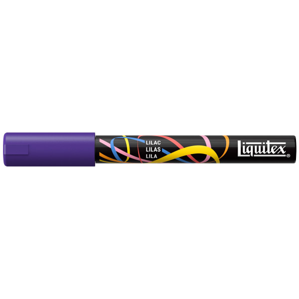 photo-Marqueur - Peinture acrylique - Lilas - Pointe ronde 2mm - Toutes surfaces - Liquitex