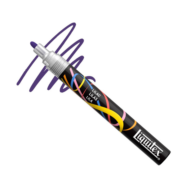 Marqueur - Peinture acrylique - Lilas - Pointe ronde 2mm - Toutes surfaces - Liquitex