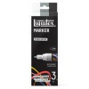photo-Marqueurs - Peinture acrylique - 3 couleurs monochrome - Pointe ronde 2mm - Toutes surfaces - Liquitex