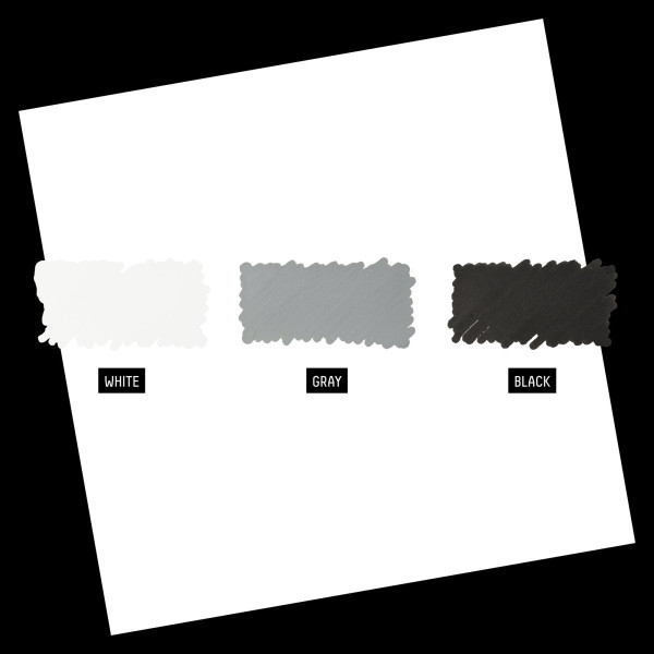 Marqueurs - Peinture acrylique - 3 couleurs monochrome - Pointe ronde 2mm - Toutes surfaces - Liquitex