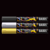Marqueurs - Peinture acrylique - 3 couleurs métalliques - Pointe ronde 2mm - Toutes surfaces - Liquitex