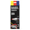 photo-Marqueurs - Peinture acrylique - 3 couleurs primaire - Pointe ronde 2mm - Toutes surfaces - Liquitex