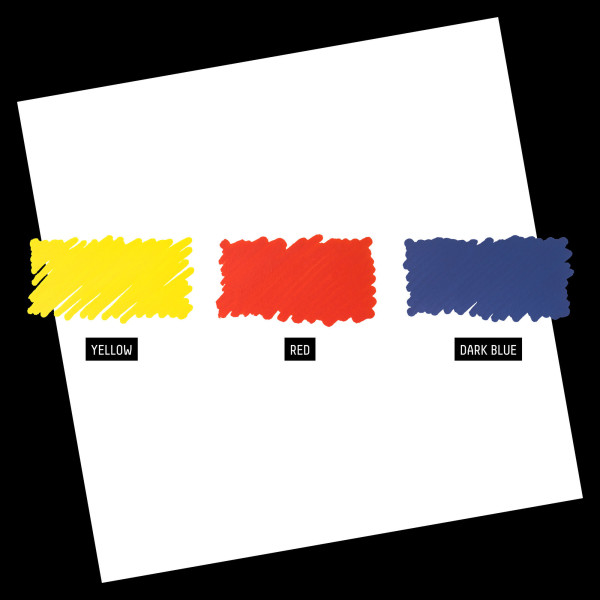 Marqueurs - Peinture acrylique - 3 couleurs primaire - Pointe ronde 2mm - Toutes surfaces - Liquitex