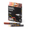 Marqueurs - Peinture acrylique - Couleurs portrait - Pointe ronde 2mm - Lot de 8 - Liquitex