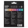 Marqueurs - Peinture acrylique - Couleurs métalliques - Pointe ronde 2mm - Lot de 8 - Liquitex