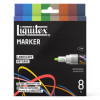 photo-Marqueurs - Peinture acrylique - Couleurs paysage - Pointe ronde 2mm - Lot de 8 - Liquitex