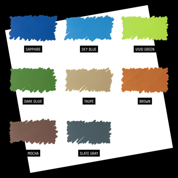 Marqueurs - Peinture acrylique - Couleurs paysage - Pointe ronde 2mm - Lot de 8 - Liquitex